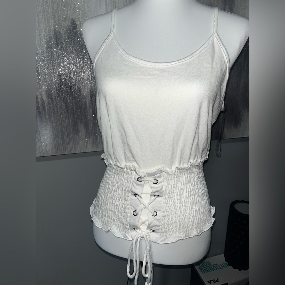 White tank top size large